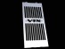HONDA VTX 1300 RETRO, CUSTOM STAINLESS STEEL RADIATOR GRILL GUARD COVER